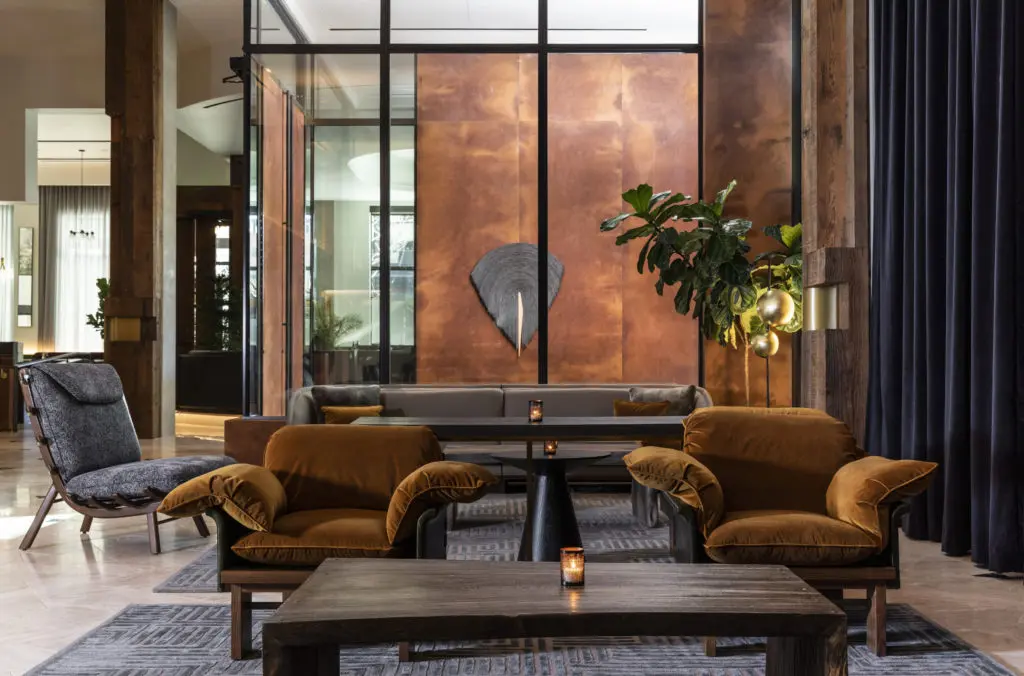 Designed by Parts + Labor, Thompson Denver depicts a "modern-day urban chalet." (Photo by Julie Soefer)
