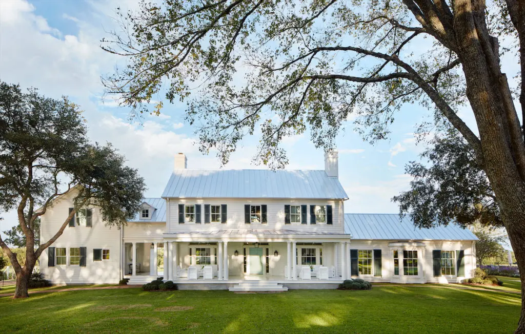 Curtis & Windham Architects designed the new family farmhouse on the McCarthys’ property in Bellville. (Photo by Trevor Tondro and Otto )