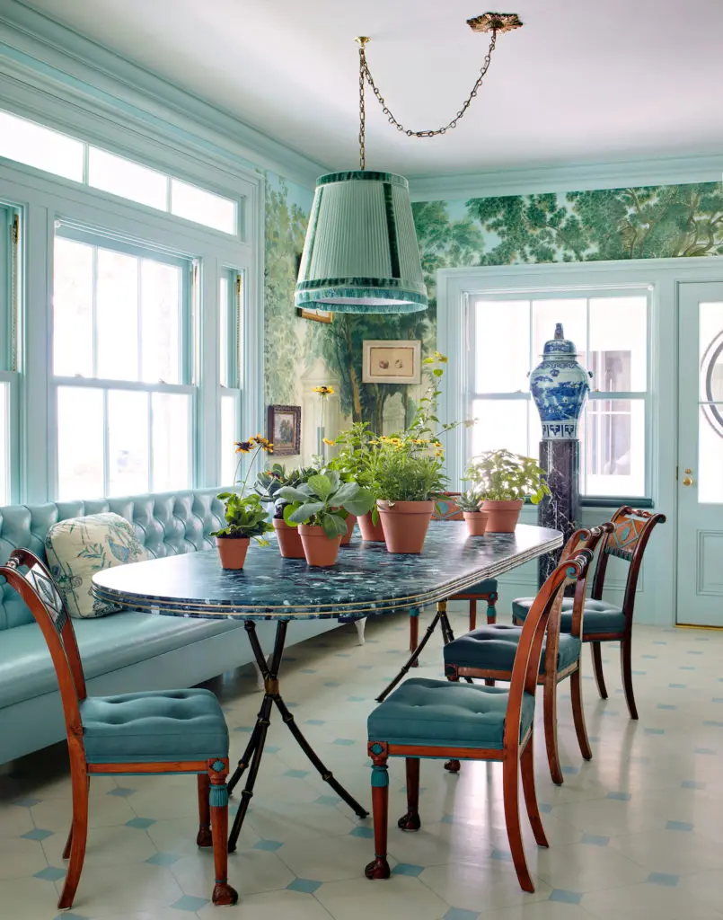 The breakfast room of Goodthyme Farm. (Photo by Trevor Tondro and Otto)