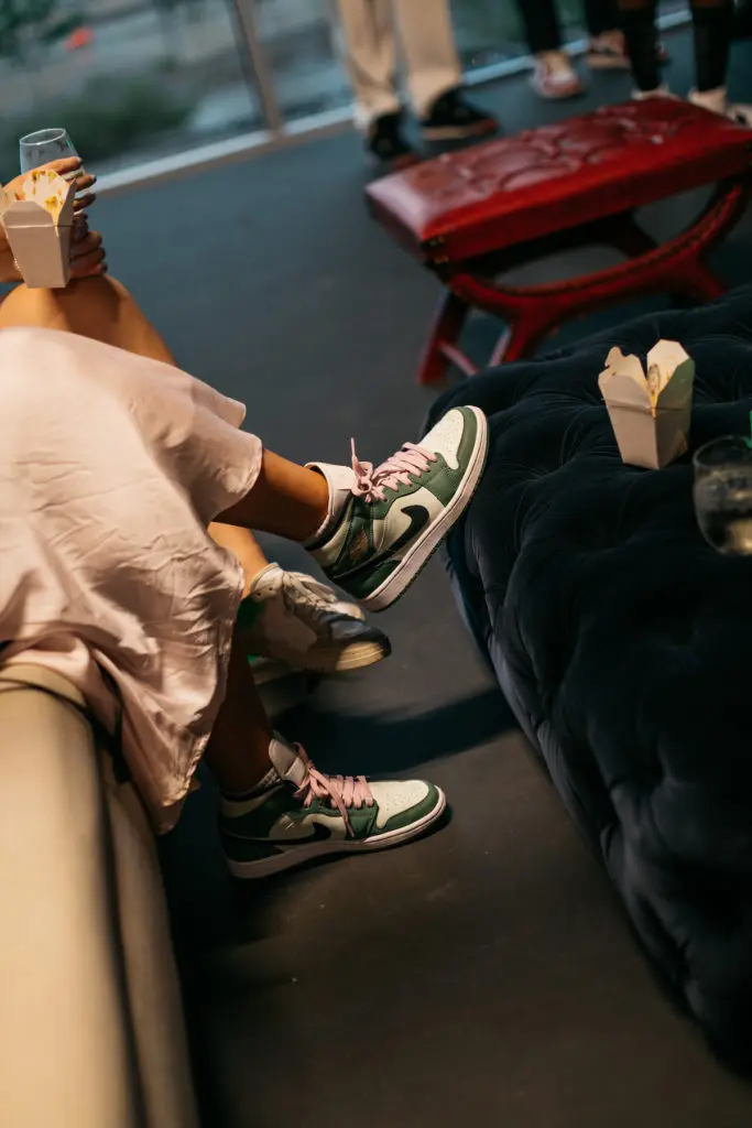 Inside the 2022 Sneaker Soirée in Dallas' East Quarter. (Photo by Rebecca Patton of Beckley)