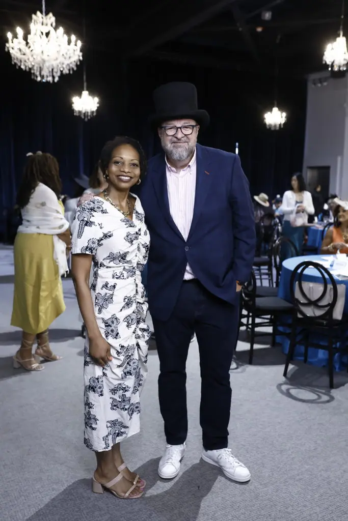 Honoree  Melanie Johnson, Children at Risk CEO Bob Sanborn at the Children at Risk Big Brunch (Photo by Quy Tran)