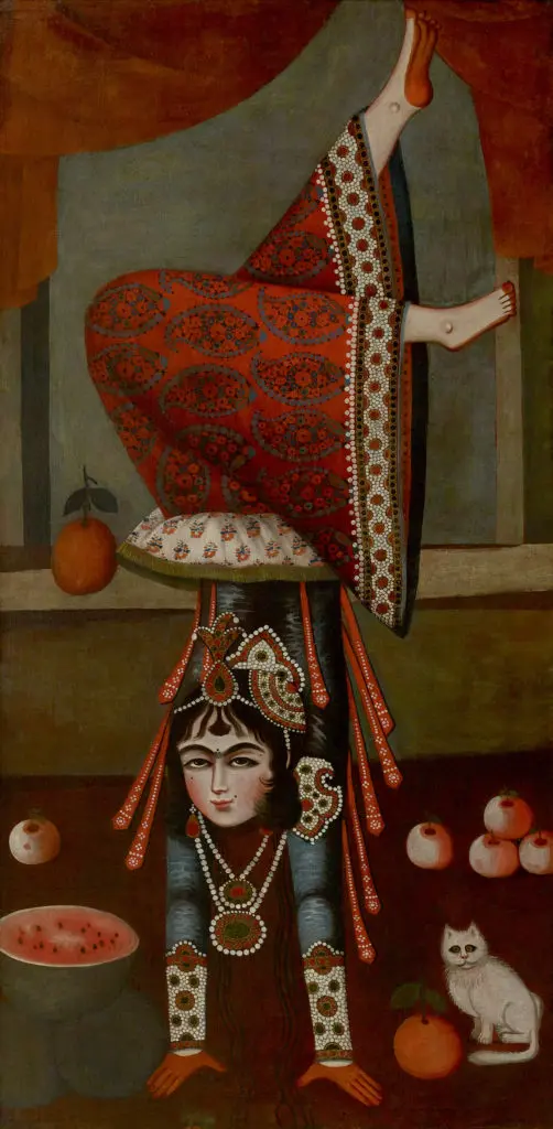 Female tumbler, Iran, early 19th century