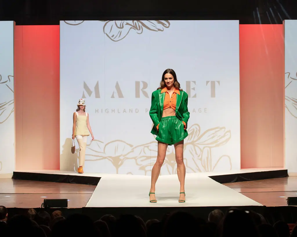 Fashion from Market on the runway (Photo by Tamytha Cameron)