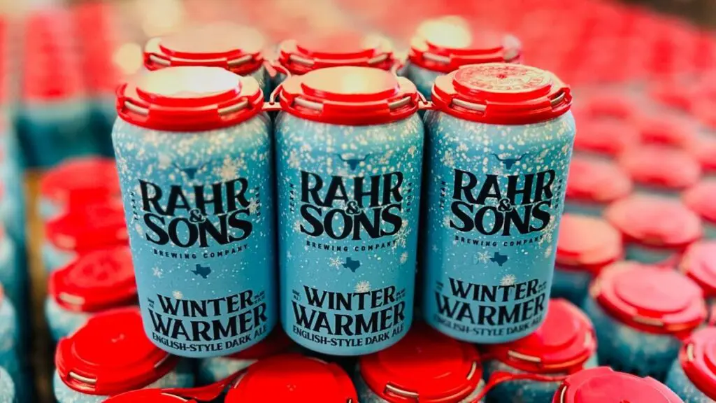 Just in time for cooler weather, Rahr & Sons releases its Winter Warmer English-style Dark Ale. (Courtesy)