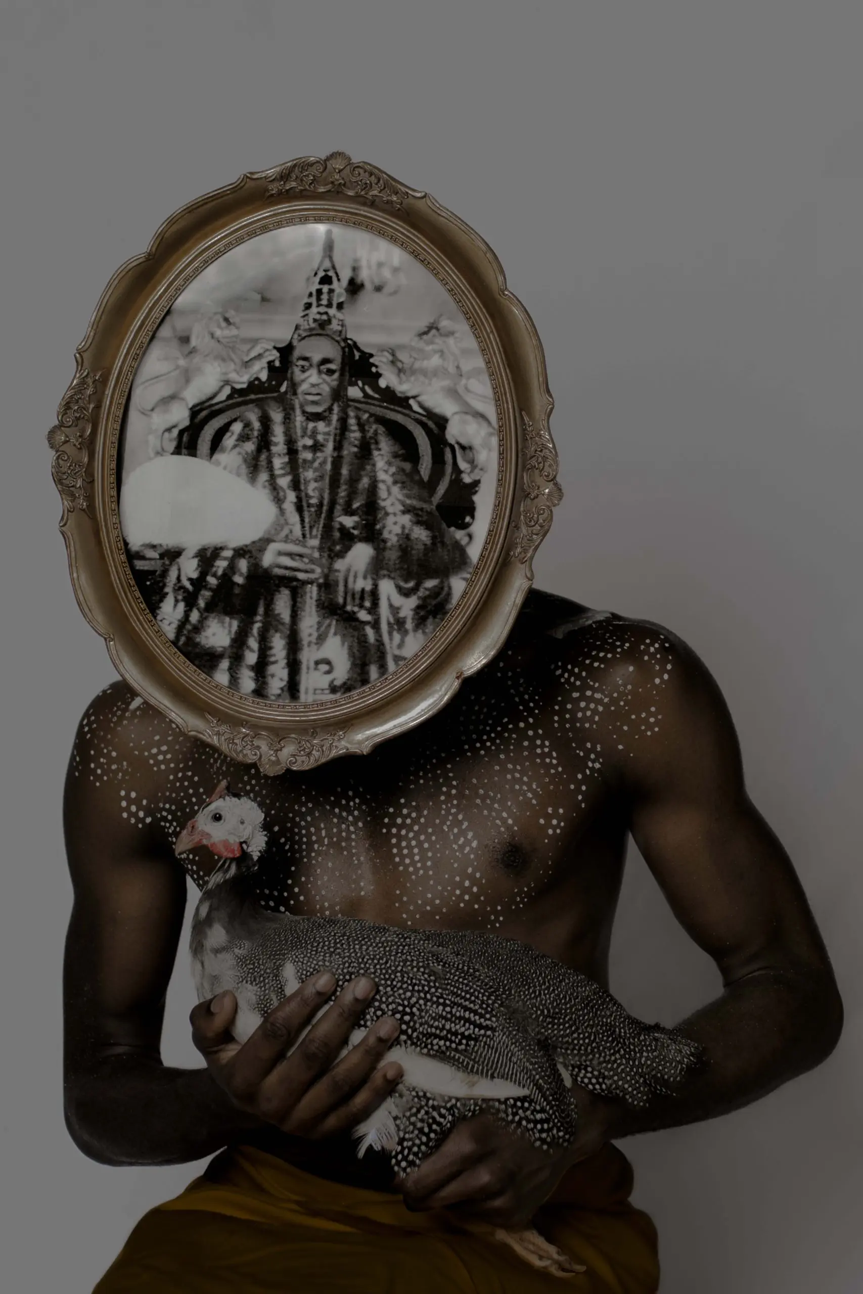 Hakeem Adewumi’s “The Next Kingship Belongs to Us,” 2022, at Houston Museum of African American Culture (Courtesy the artist and HMAAC)