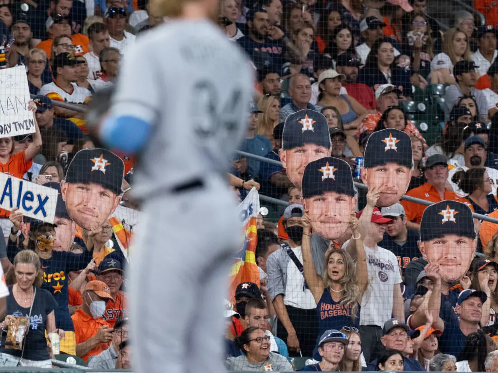 Alex Bregman has plenty of devotees at Minute Maid Park. (Photo by F. Carter Smith) 