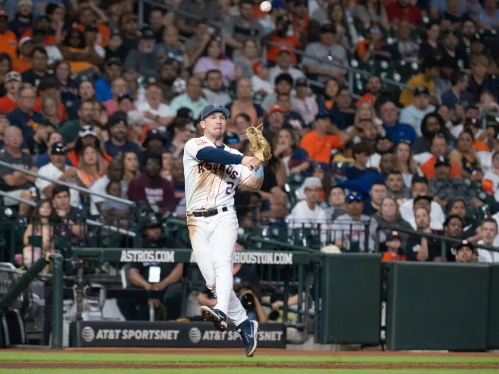 Alex Bregman is one of the best defensive third baseman in baseball. (Photo by F. Carter Smith)