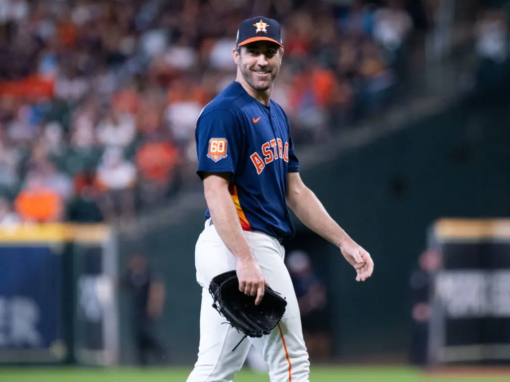 Houston Astros ace Justin Verlander still gets excited by winning. (Photo by F. Carter Smith)