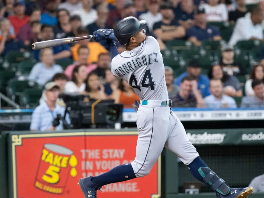 Seattle Mariners outfielder Julio Rodriguez is a dynamic force who gives the Mariners real hope. (Photo by F. Carter Smith)