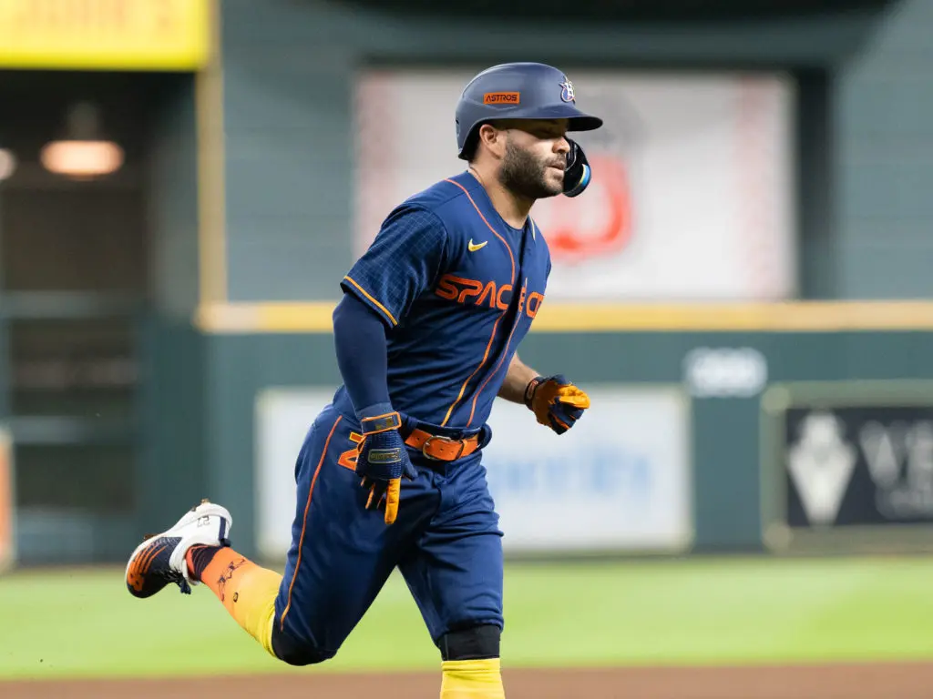 Jose Altuve is still hitting big home runs for these Houston Astros. (Photo by F. Carter Smith)