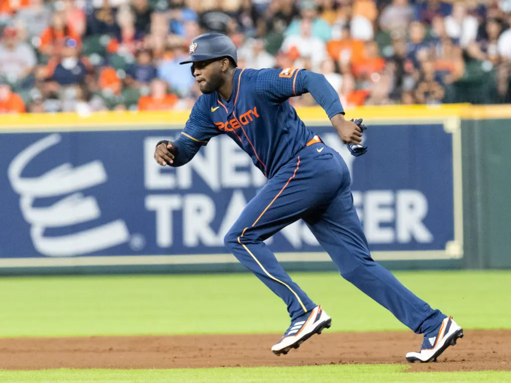 Yordan Alvarez is faster than his big frame might indicate. (Photo by F. Carter Smith)