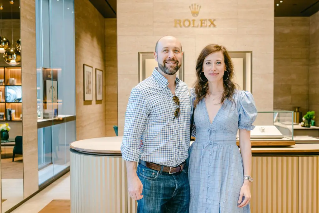  Brett & Kate Rutledge at the PetSet party at de Boulle Diamonds & Jewelry  (Photo by Si Vo Photography)