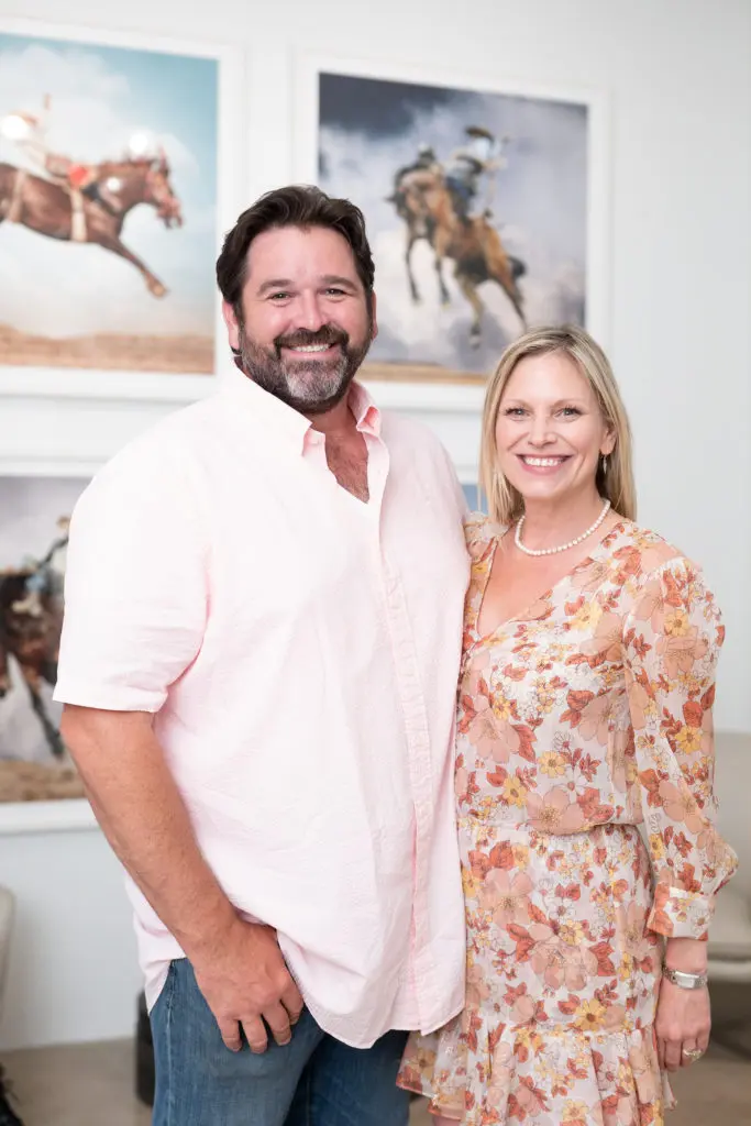 Bryan Caswell, Erin Hicks at the Valobra, Christopher Martin Gallery and Lucho summer soirée. (Photo by Daniel Ortiz)