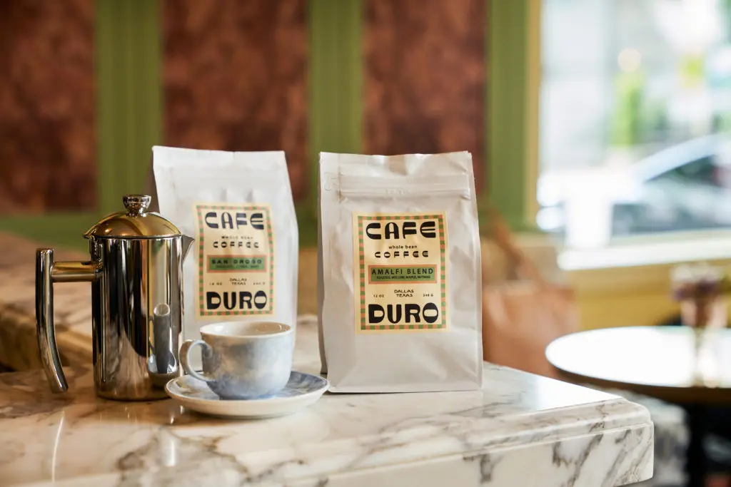Coffee is sold to-go at Café Duro. (Photo by Stephen Karlisch).