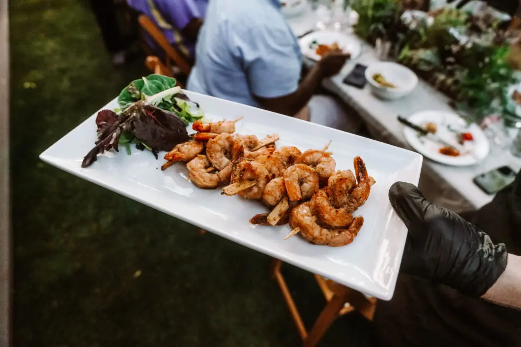 Ikoyi shrimp crafted by ChòpnBlọk (Photo by William Issac)