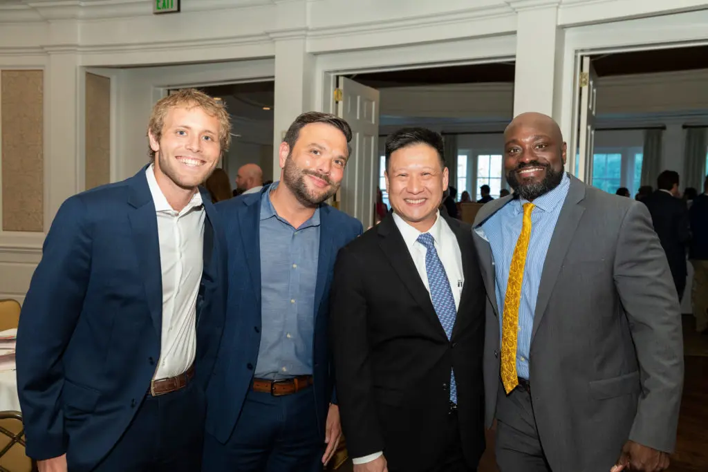 Dexter Davis, Clay Melder, Ray Kwan, Brandon Lewis at Vita Living (Photo by Anthony Rathbun)