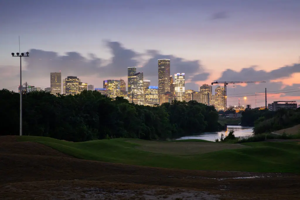 East River 9 will have stadium lighting for night play. Which is good for winter when it gets dark earlier and summer when its stifling hot under the Texas son.