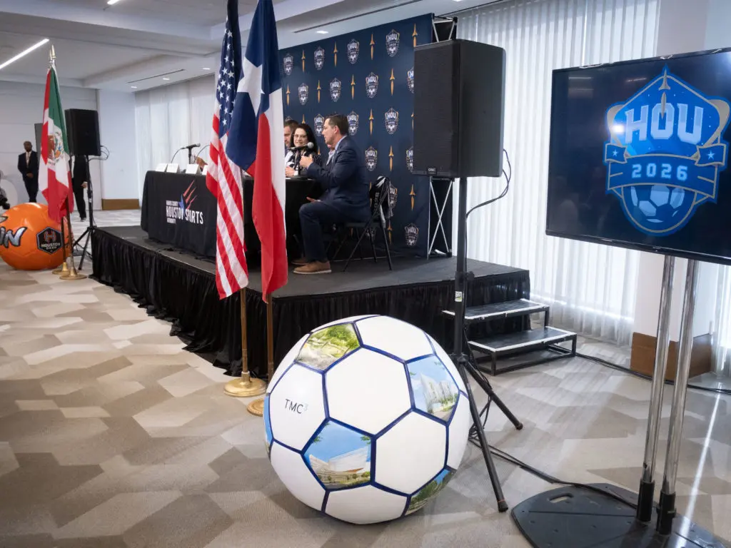 Houston will be on the global stage as one of the 11 U.S. World Cup 2026 host cities.  (Photo F. Carter Smith)