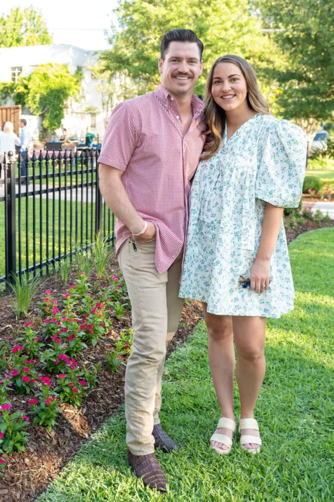 Ty Duncan with Sarah Duncan, Regional Development Officer for Folds of Honor. Photo by Danny Campbell.