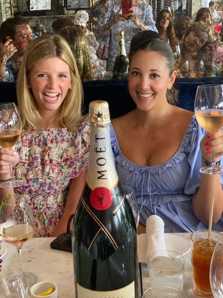 Danielle Rothchild, Alexis Guillory at the Brasserie 19 Rosé All Day bash. (Photo by Shelby Hodge)