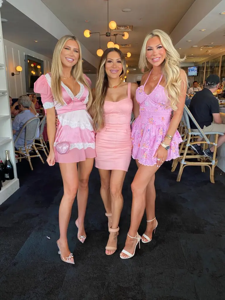 Stephanie Grichor, Celerina Dugat, Aly Miller at the Brasserie 19 Rosé All Day bash. (Photo by Shelby Hodge)