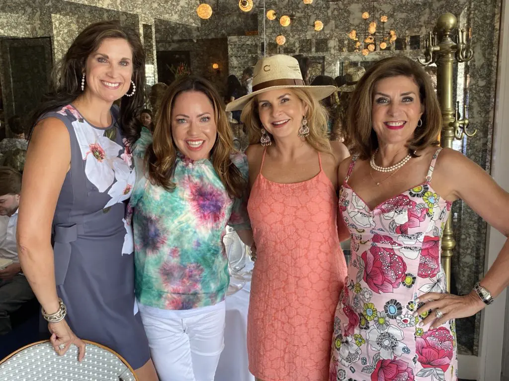 Traci Twardowski, Ashley Mills, Amy Grace, Susan Spillios at the Brasserie 19 Rosé All Day bash. (Photo by Shelby Hodge)