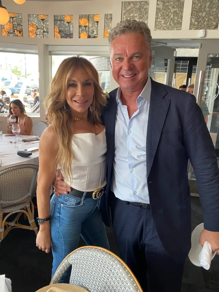 Rosie Matos, Charles Clark at the Brasserie 19 Rosé All Day bash. (Photo by Shelby Hodge)