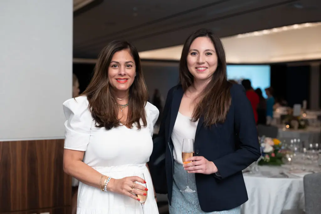 Katherine Orellana Ross, Anyoleth Sanchez at the Dress for Success Houston event at the Four Seasons Hotel. (Photo by Daniel Ortiz)