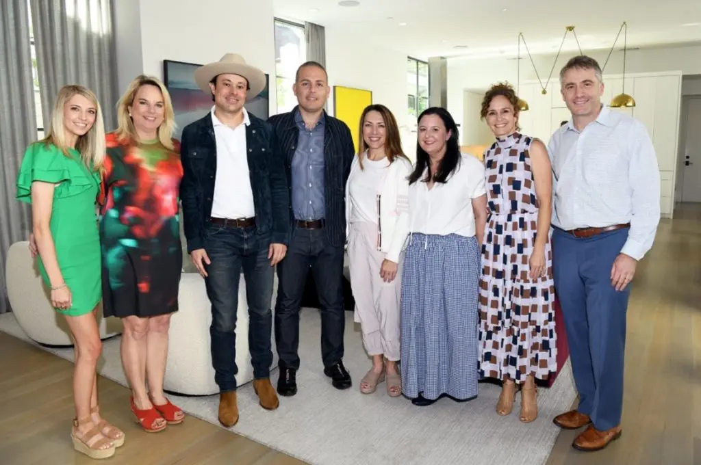 Meghan Martin, Ann Whitley Wood, Patrick Collins, Hadi Fallahpisheh, Janelle Pinnell, Amanda Shufeldt, Amy Bean, Charlie Shufeldt (Photo by Kristina Bowman)