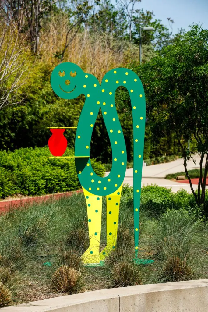 One of Hadi Hadi Fallahpisheh's Katy Trail art sculptures (Photo by Kristina Bowman)