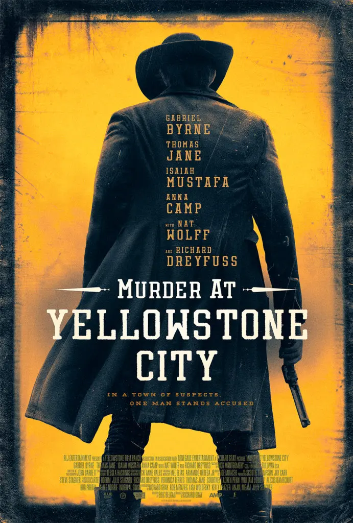 Murder at Yellowstone City movie poster. (Courtesy of IMDb)