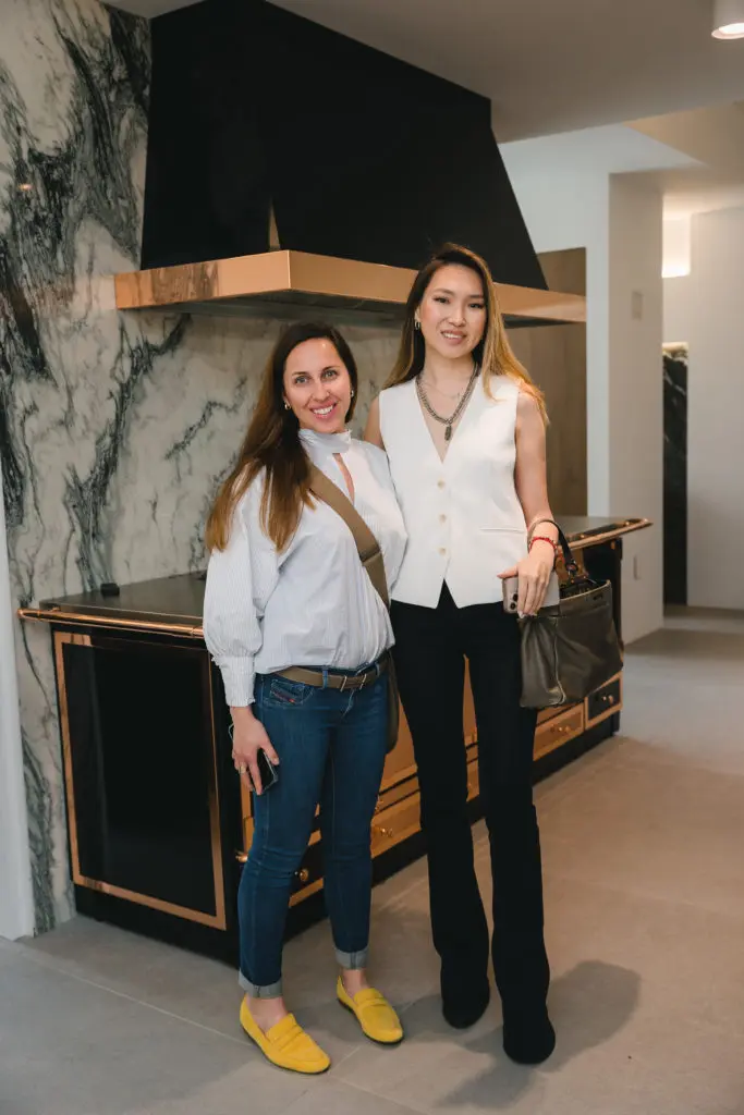 Maureen Farah, Danel Zharmenova (Photo by Johnny Than)