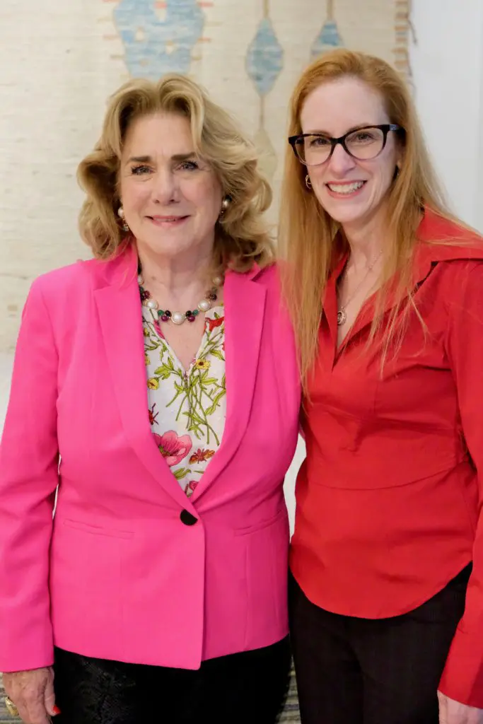 Sassy Stanton, Denise Stanton at Arsin Rug Gallery for Ronel Golden's book signing (Photo by Kathryn Smith)