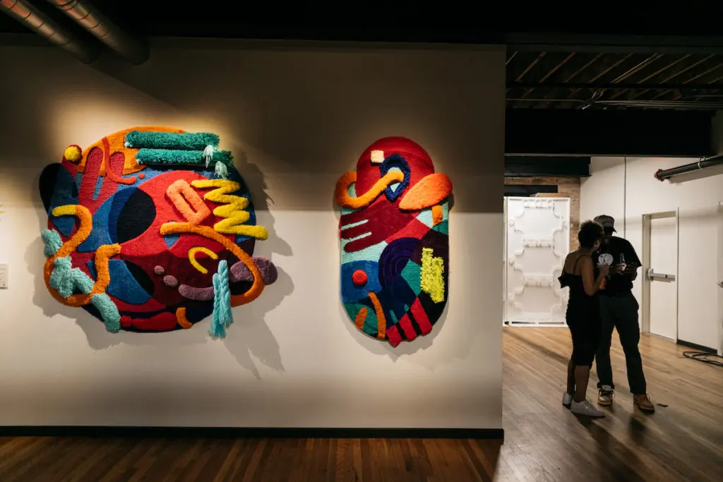 Textile Art by Sam Lao (Photo by Rebecca Patton of Beckley)
