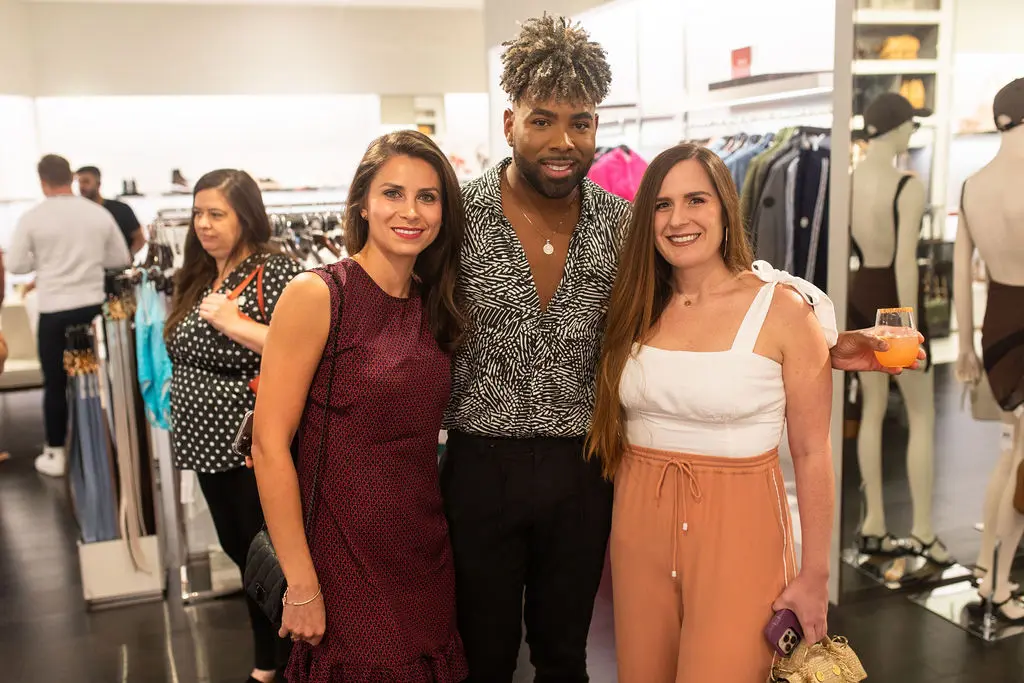 Vera Reabet, Kraig Jackson, Emily Brown at Cocktails for a Cause at Michael Kors in The Galleria (Photo by Leah Wilson Photography)