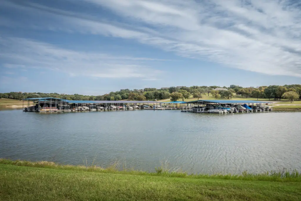 White Bluff Resort offers extensive boating options, including an expanding marina.