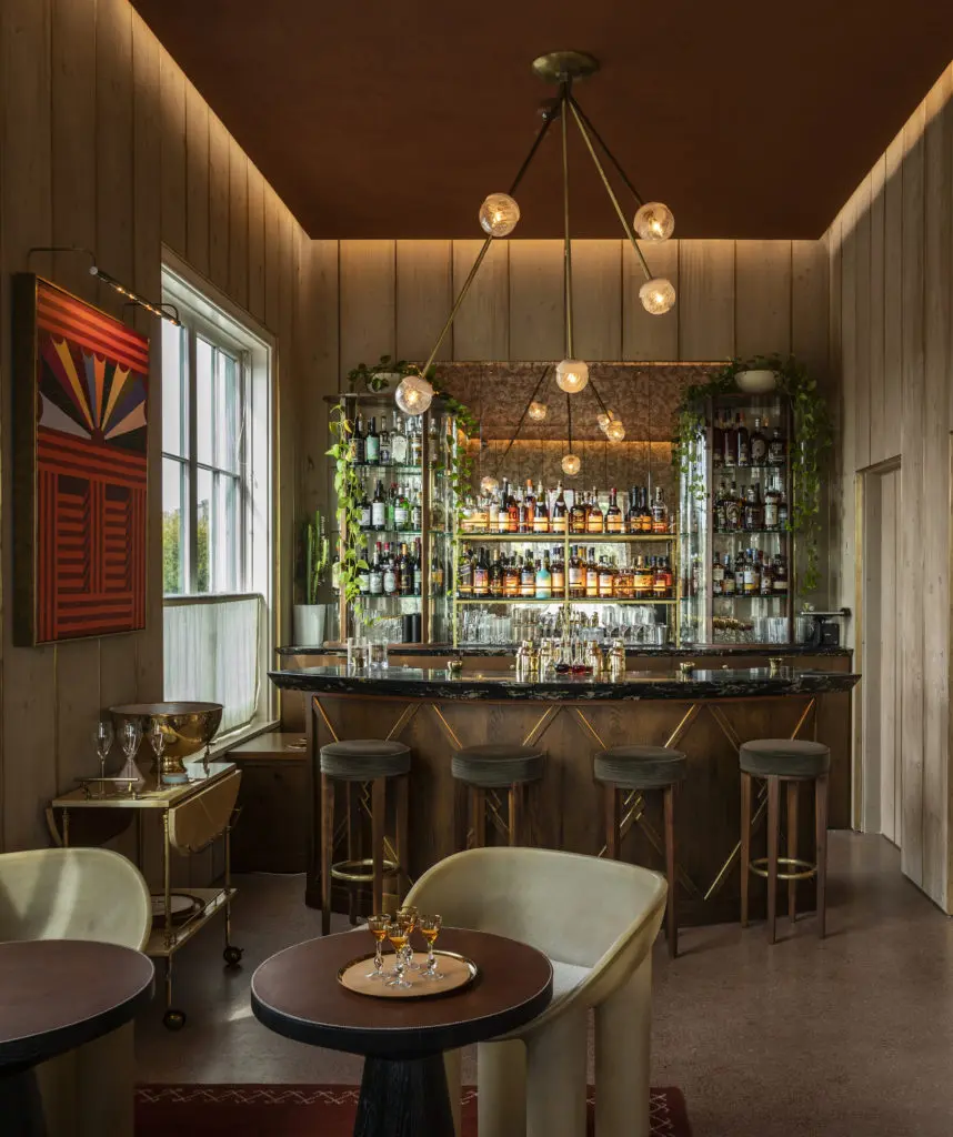 The charming bar at MARCH added to the appeal for the Robb Report which named it one of the top 10 new restaurants in the country. (Photo by Julie Soefer)