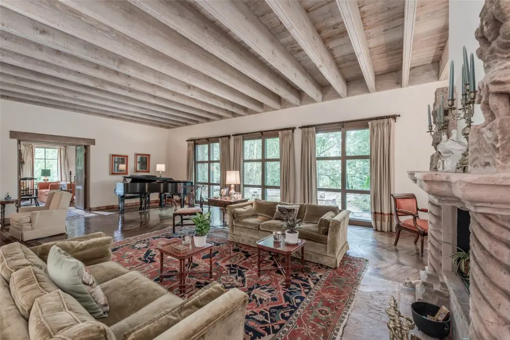 Another view of the formal living area at 3 Longbow Lane. (Photo by Patrick Bertolino for Sotheby's International Realty)