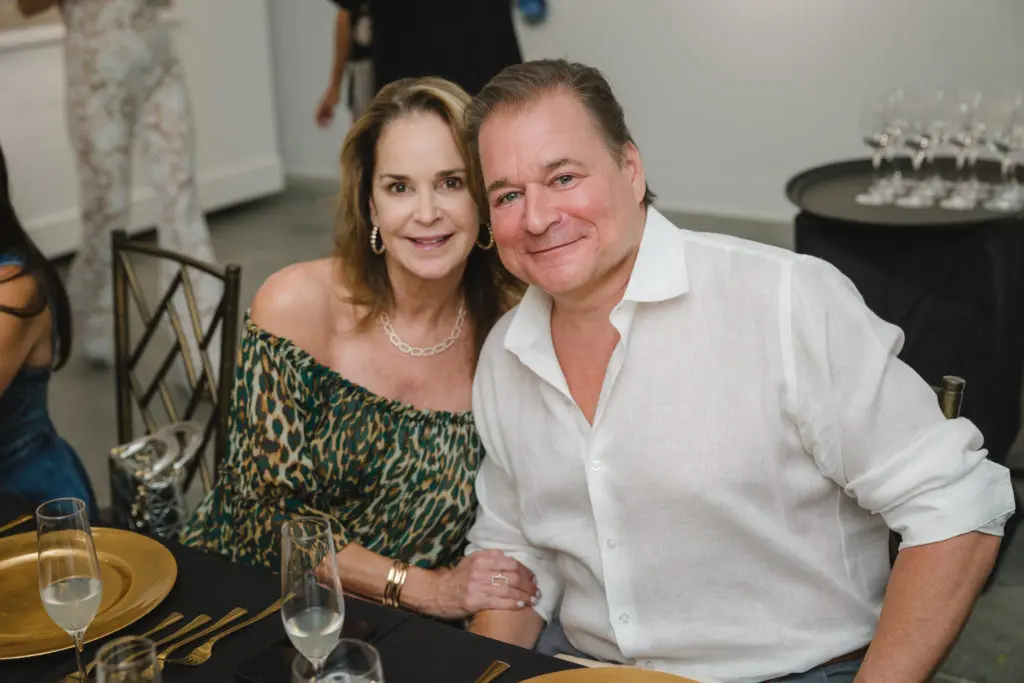 Kendall & Edward Ondarza at "Wanderlust" opening at Laura Rathe Fine Art (Photo by Johnny Than)