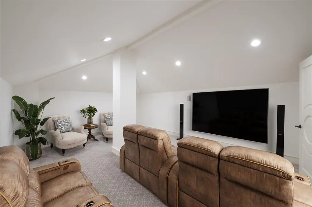 A cinema is just one use for the many modern flex spaces this property offers