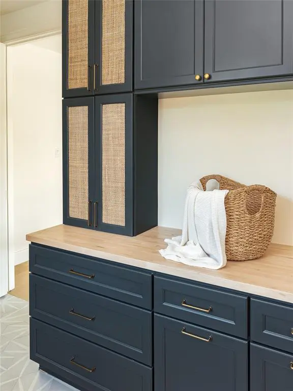 Plenty of built-ins to keep things tidy throughout the airy new construction. 