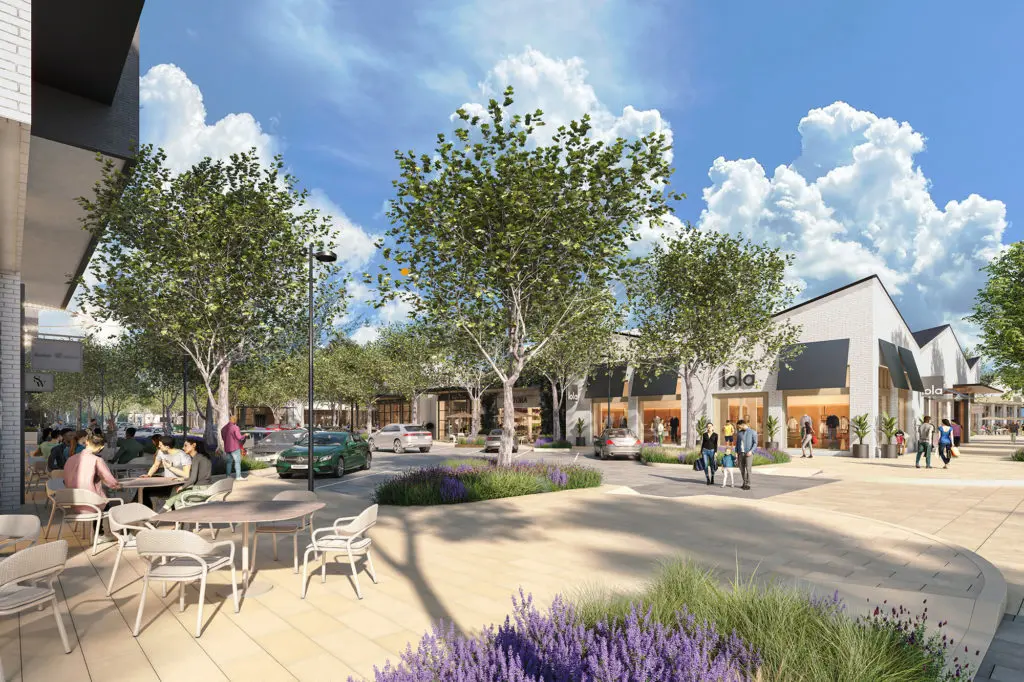Memorial Town Square is embracing the growing trend towards outdoor malls.