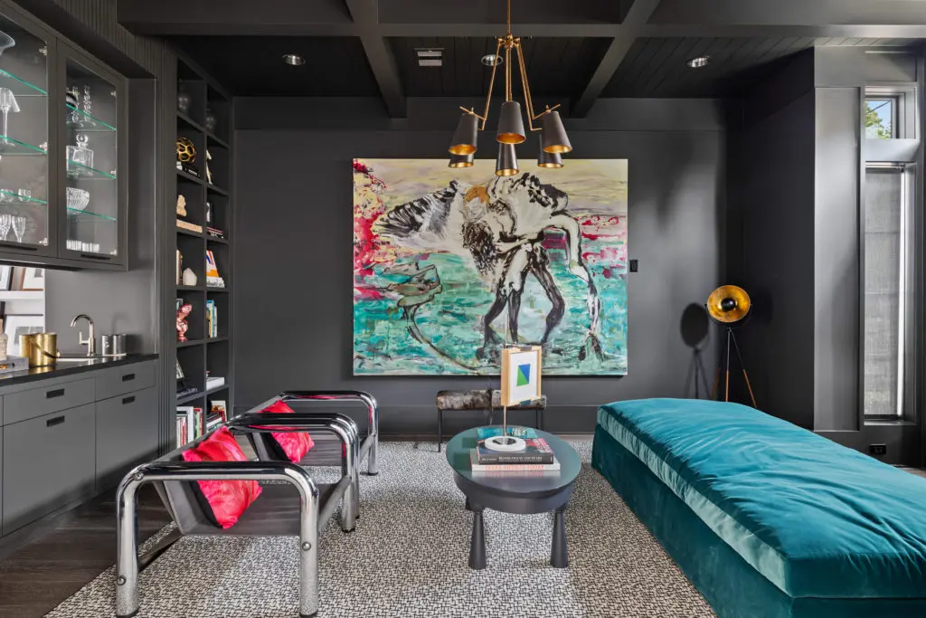 The ground floor study at 2028 Park Street in the coveted 77019 zip code area. (Photo by Josh Gremillion)