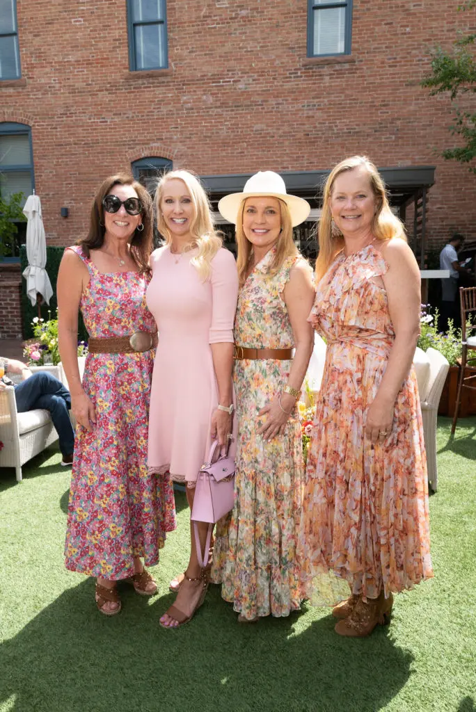 Amalia Stanton, Laurie Krohn, Melissa Juneau, Laura Escalona at the Memorial Hermann Aspen celebration of leading supporters of the Memorial Hermann Foundation. (Photo by Daniel Ortiz)