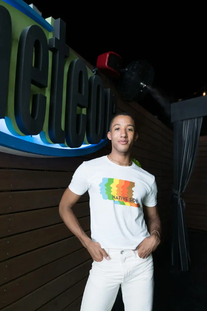 Houston Ballet's Harper Watters at the reopening of South Beach nightclub in Montrose. (Photo by Daniel Ortiz)