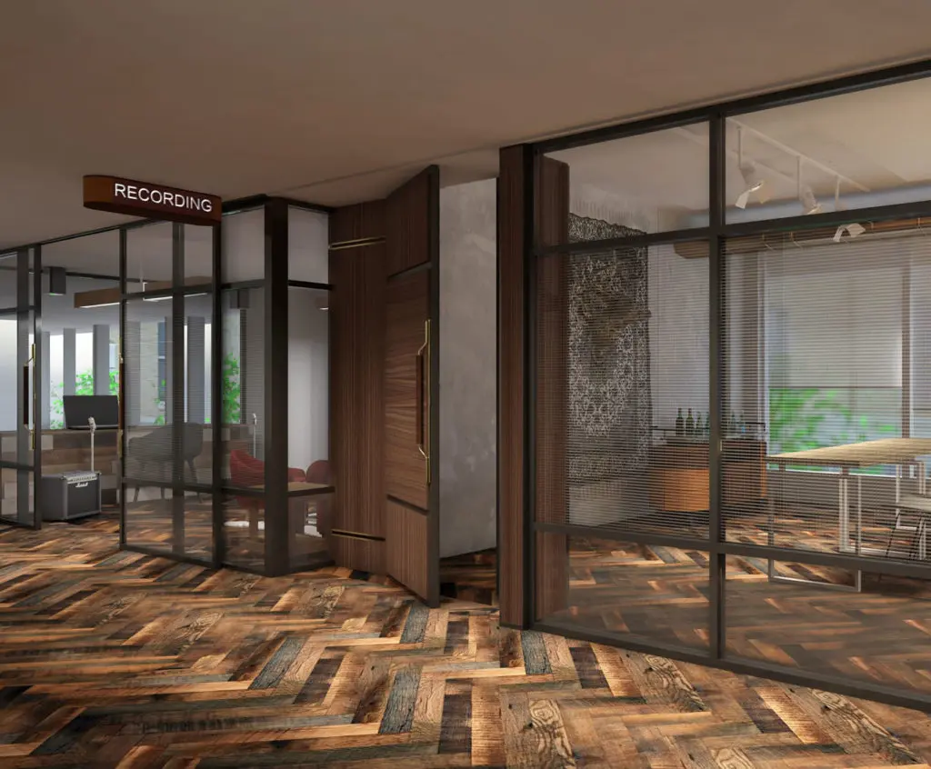 UCO Studio incorporated rich woods and other Hill Country tones into the Hyatt Centric Austin design.