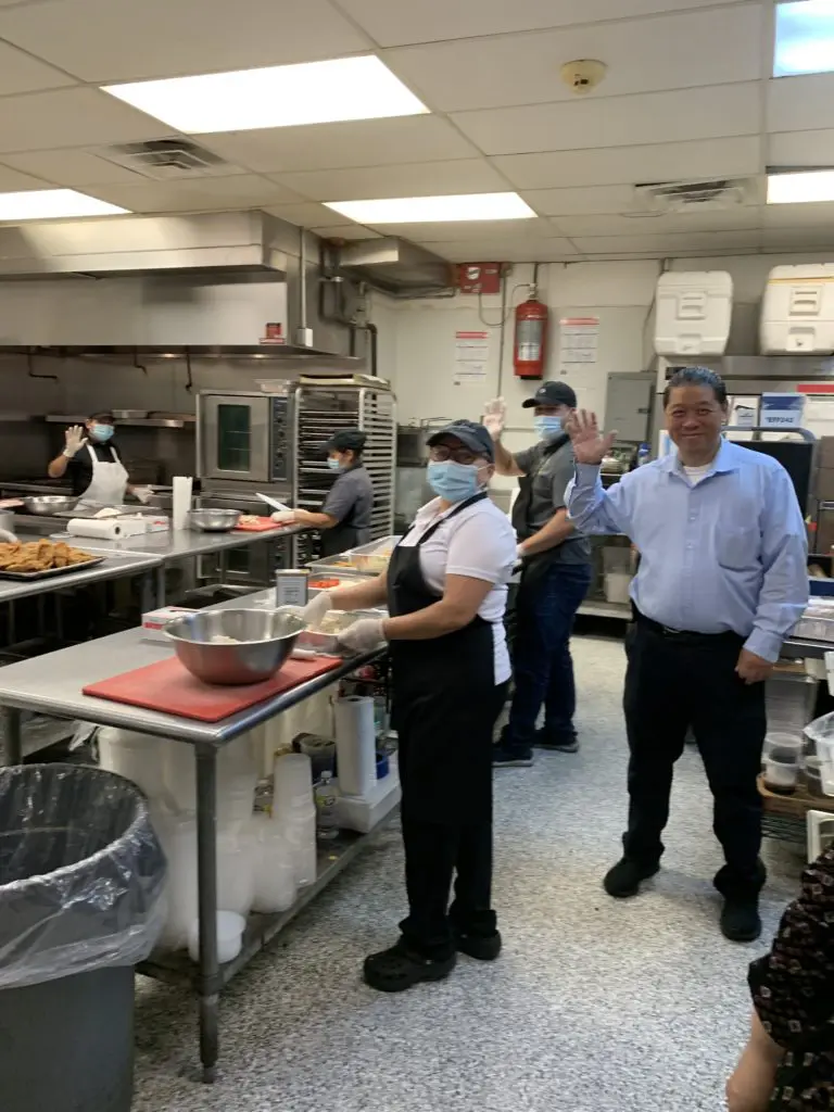 The talented staff at Silver Stone Events also supply the larder at the food shop next door. Chef Jose Villalta has been at the range here for 14 years. (Photo by Laurann Claridge)
