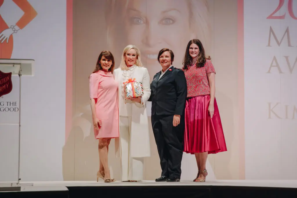 Nikki Webb, Kim Hext, Major Bethany Hawks, and Elizabeth Gambrell (Photo by Carter Link, Parker Vandergriff)