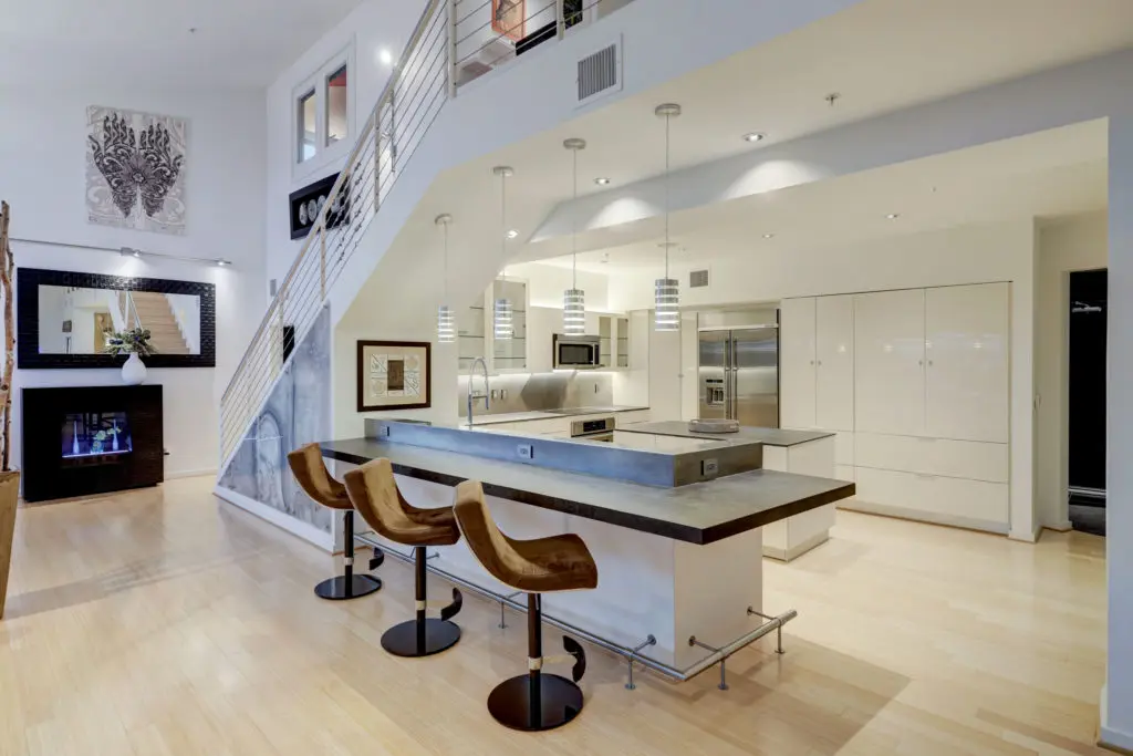The all modern kitchen in the penthouse at 102 Quitman.
 (Photo by TK Images)