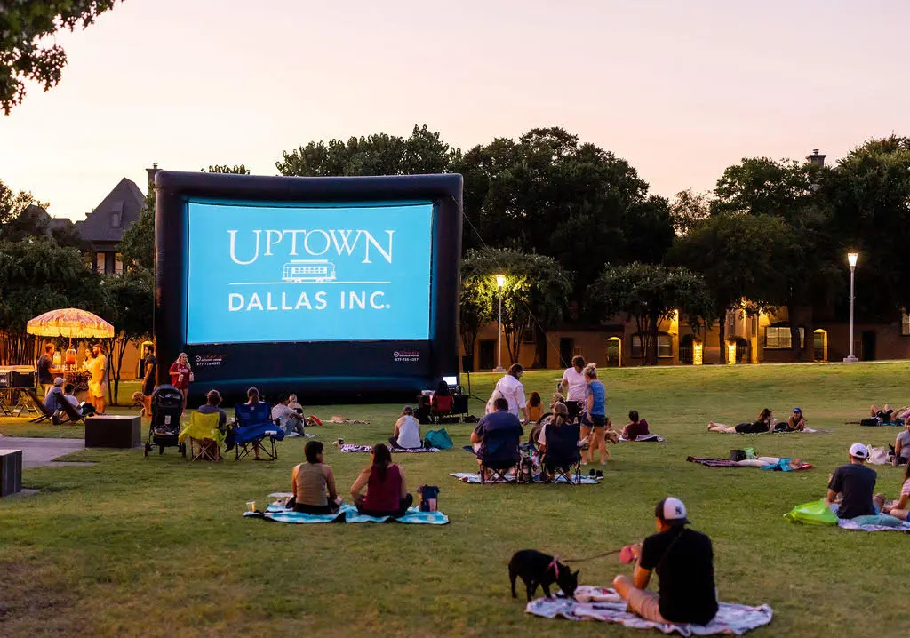 There's no better place to catch a movie than under the stars and skyline.